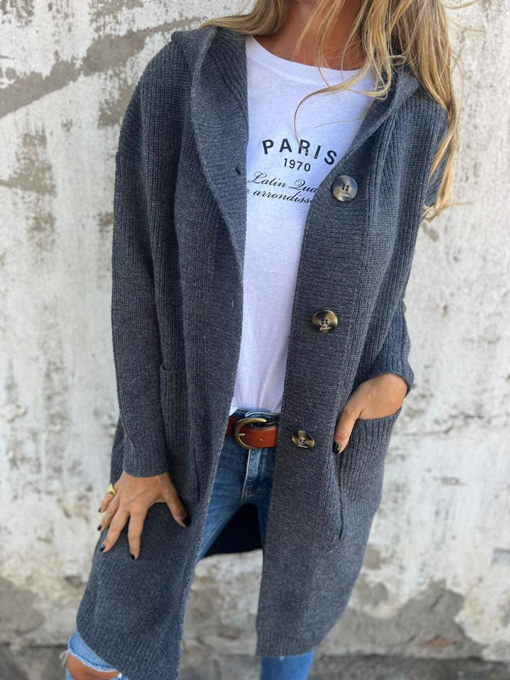 Veronica – Chic Long Knit Cardigan