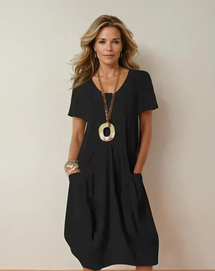 Nadia – Relaxed Fit Casual Midi Dress