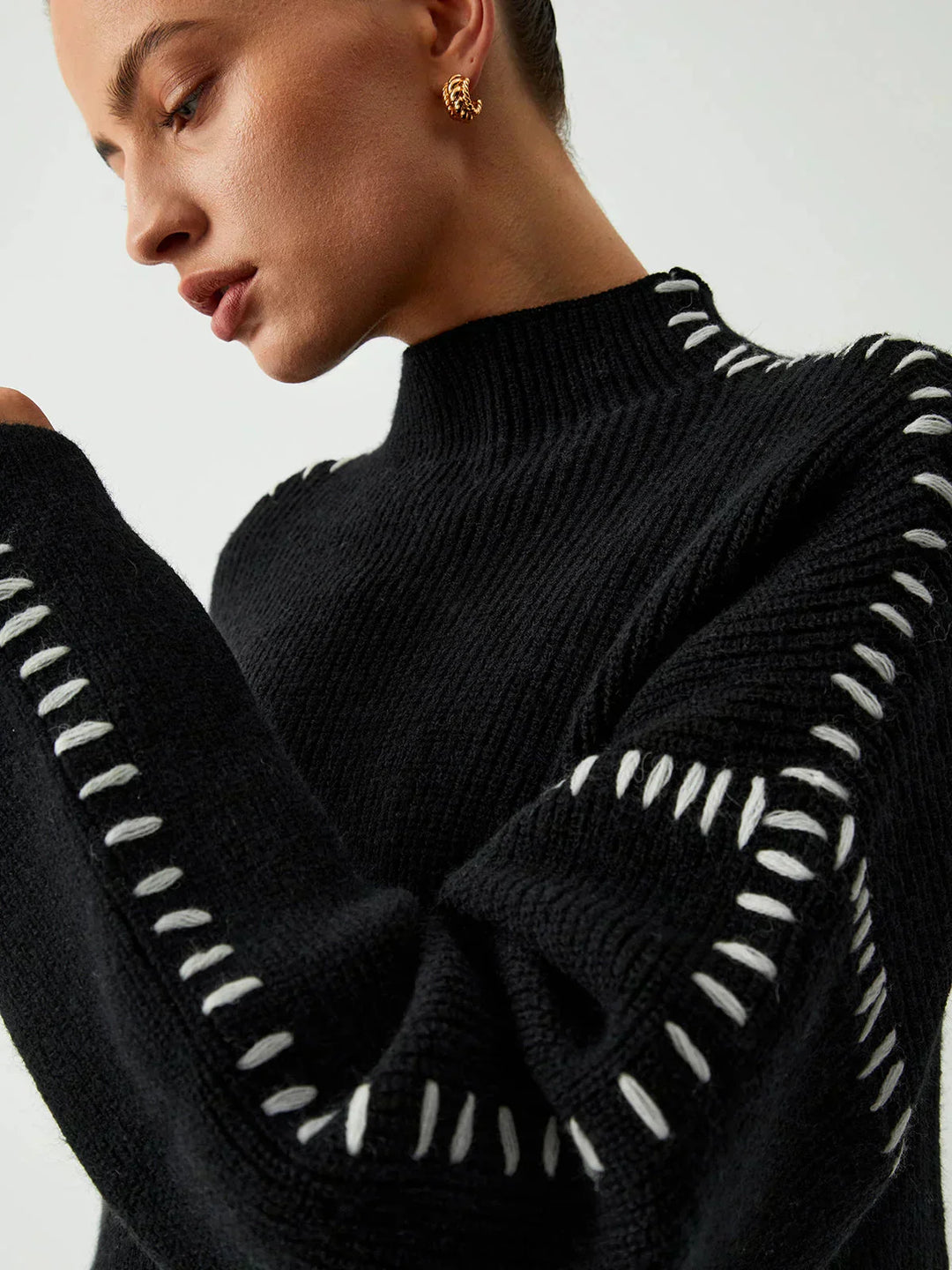 Agnes – Cosy Ribbed Knit Sweater