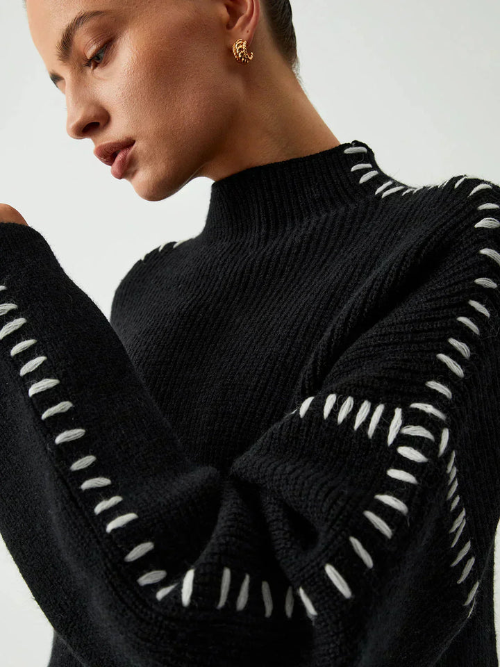 Agnes – Cosy Ribbed Knit Sweater
