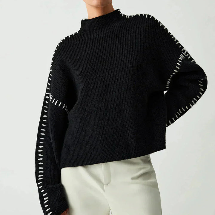 Agnes – Cosy Ribbed Knit Sweater