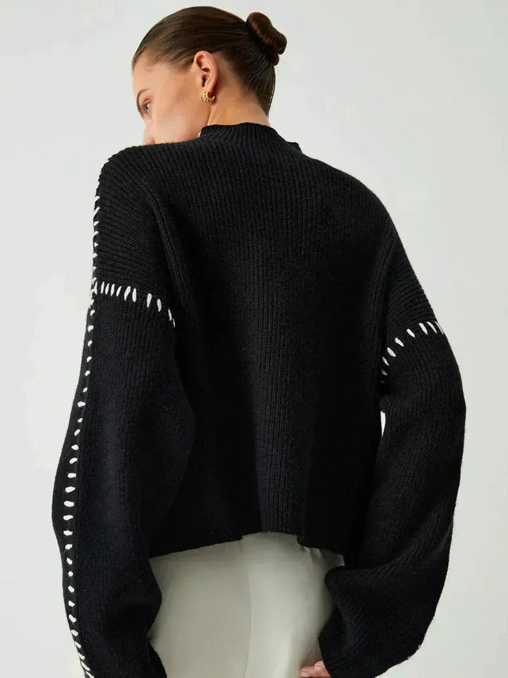 Agnes – Cosy Ribbed Knit Sweater