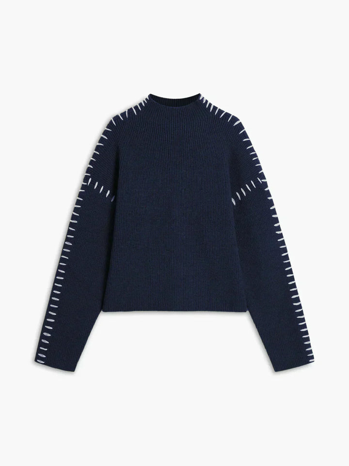Agnes – Cosy Ribbed Knit Sweater