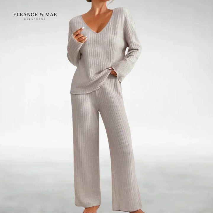 Carole – Relaxed Ribbed Lounge Set