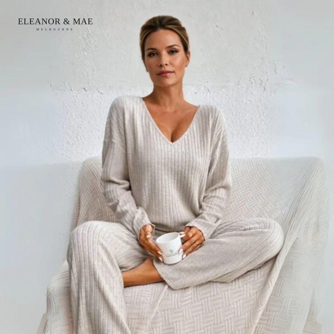 Carole – Relaxed Ribbed Lounge Set