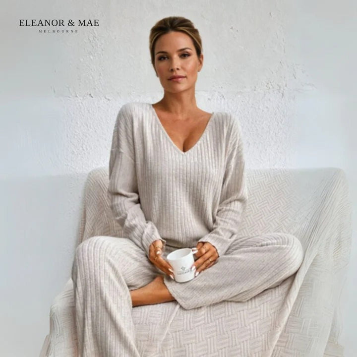 Carole – Relaxed Ribbed Lounge Set