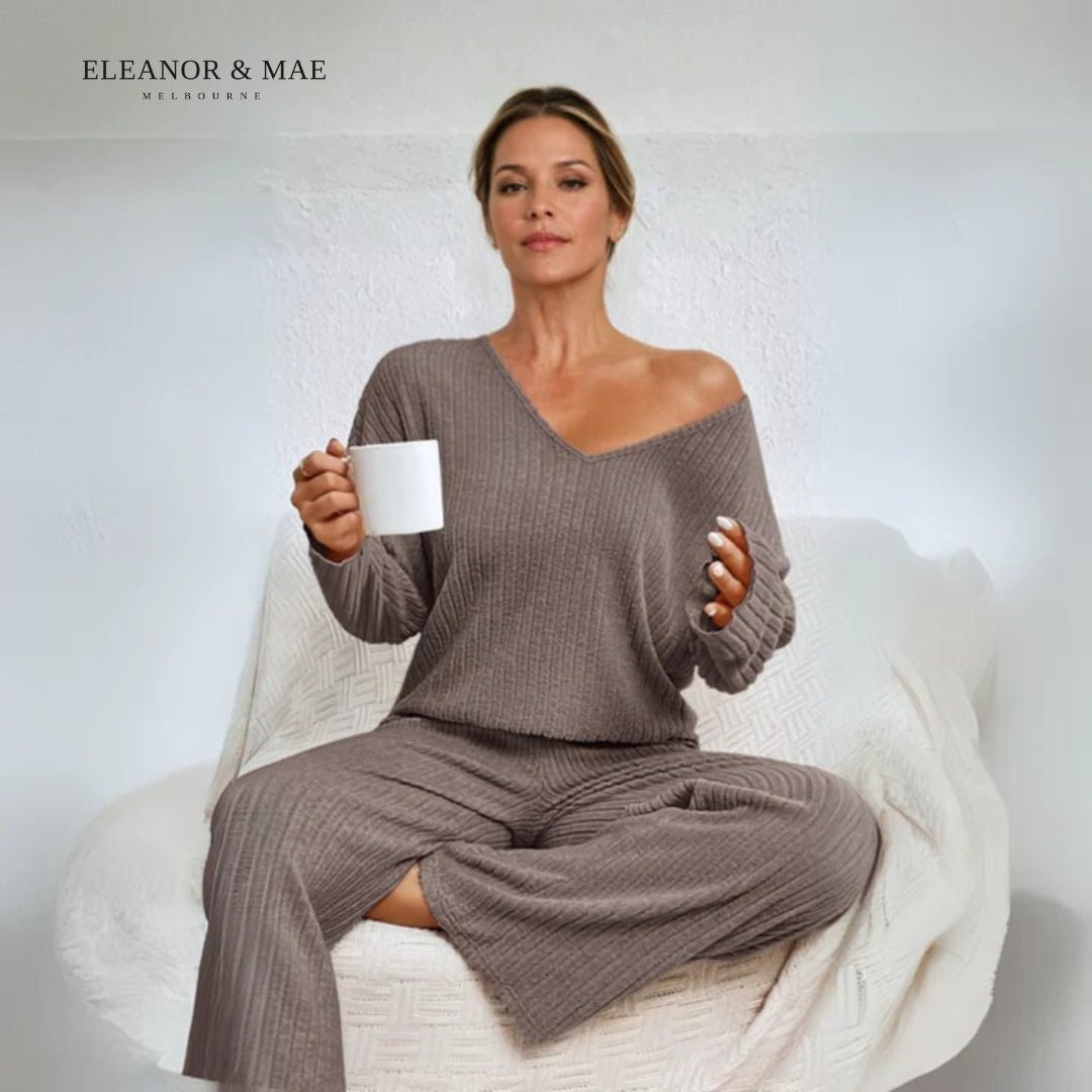 Carole – Relaxed Ribbed Lounge Set