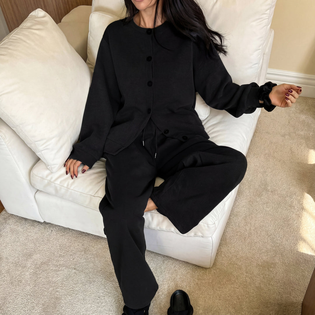 Maisie – Relaxed Button-Up Two-Piece Set