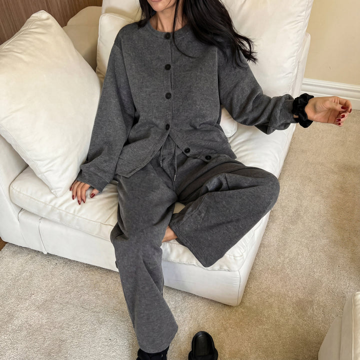 Maisie – Relaxed Button-Up Two-Piece Set