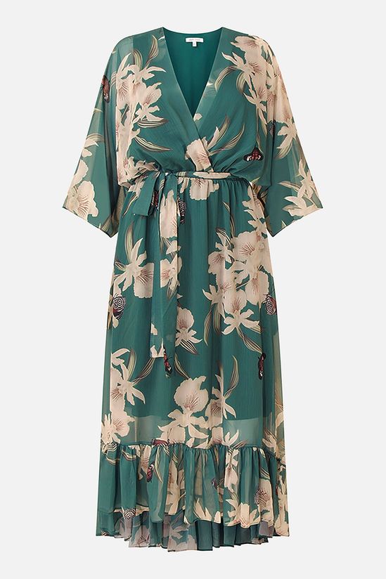 Nancy – Elegant Kimono Midi Dress