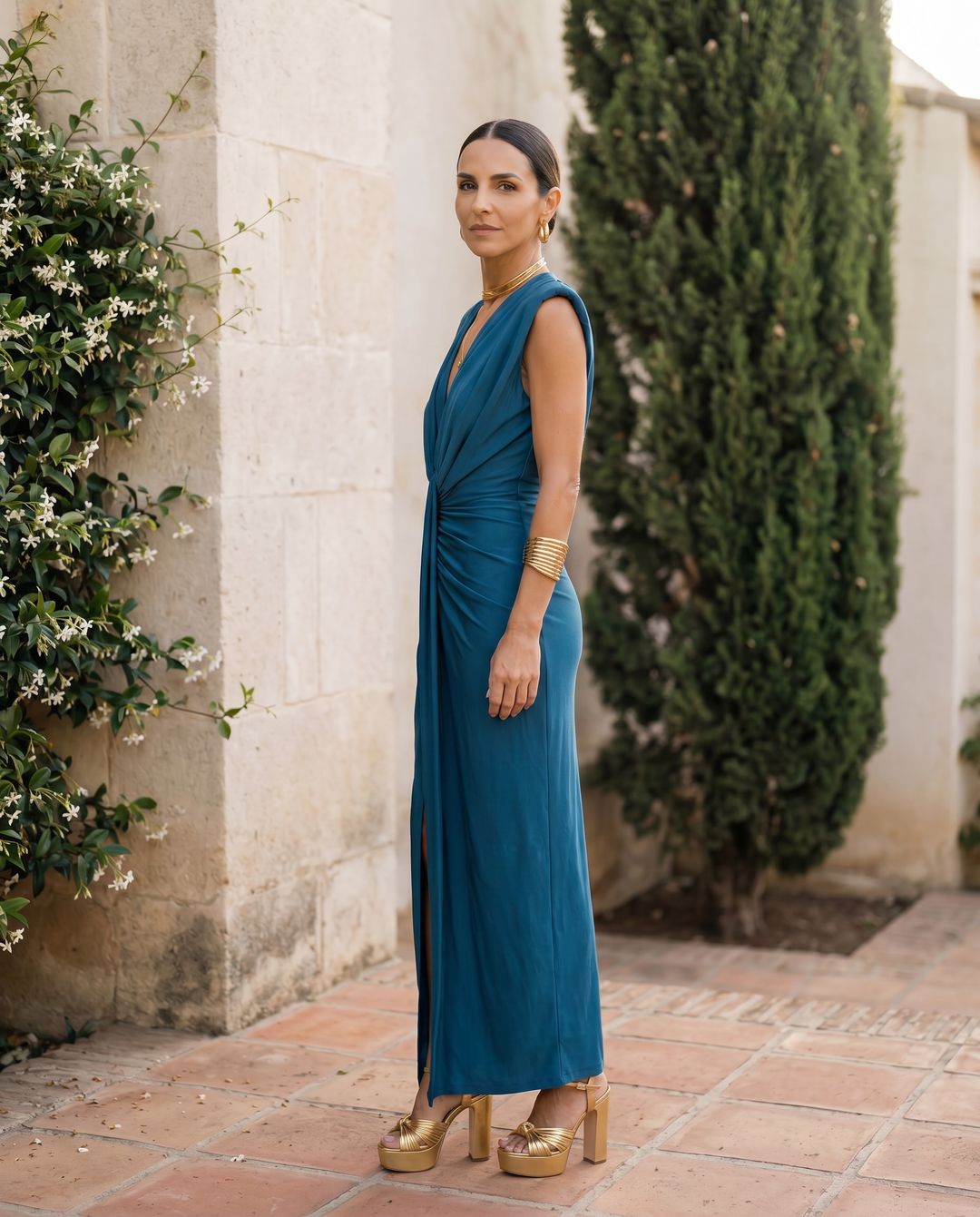 Leonore – Draped Evening Dress