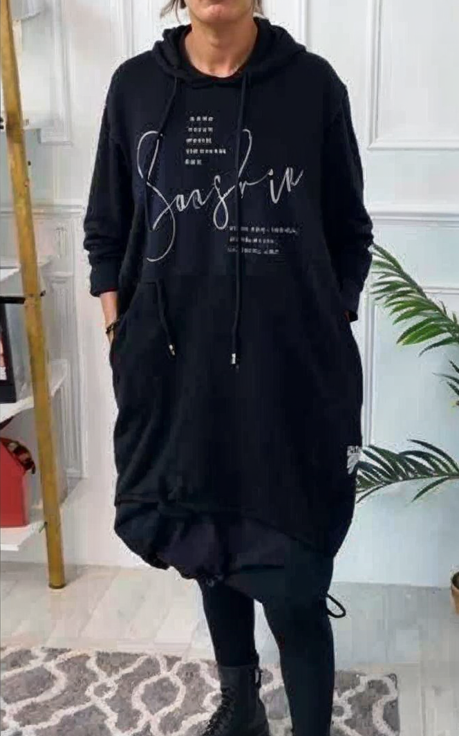 Sheena – Casual Hooded Dress