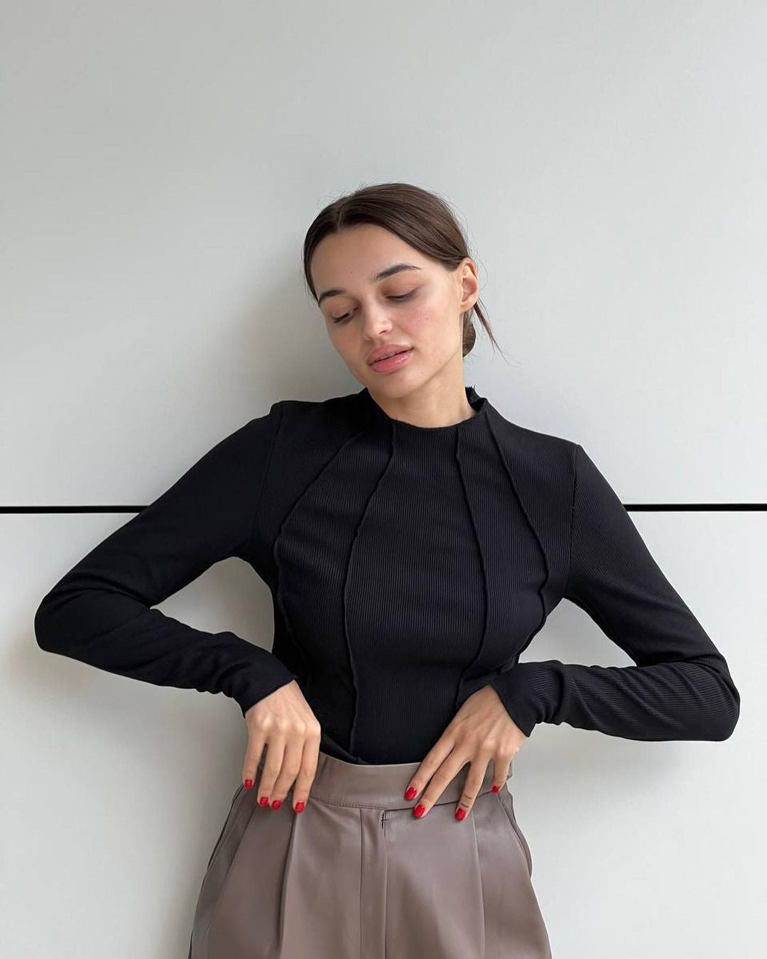 Rose – Basic Long Sleeve Top