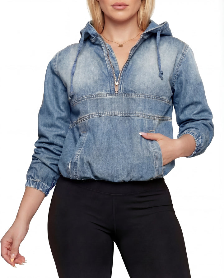 Emma – Trendy Lychee Pattern Leather Jacket