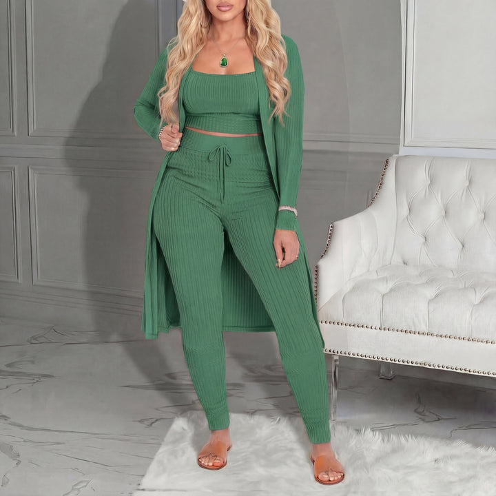 Amarie – Cosy Three-Piece Cardigan and Leggings Co-Ord Set
