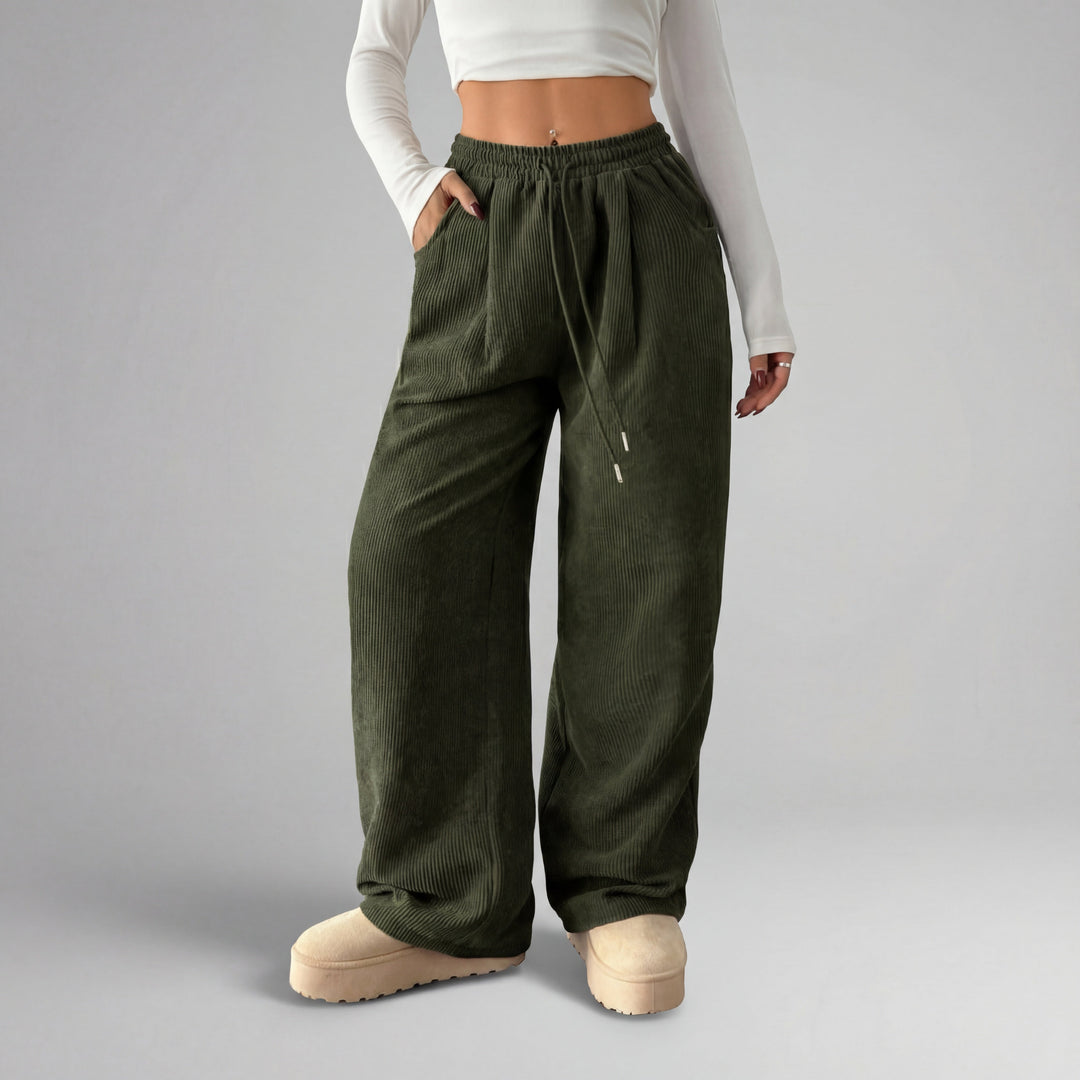 Stephanie – Cosy Loose Fitting Drawstring Trousers