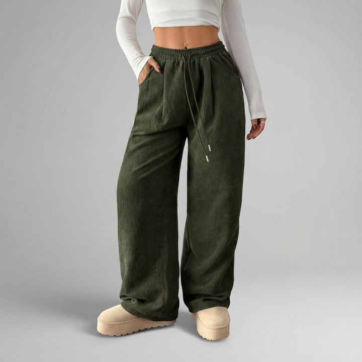 Stephanie – Cosy Loose Fitting Drawstring Trousers