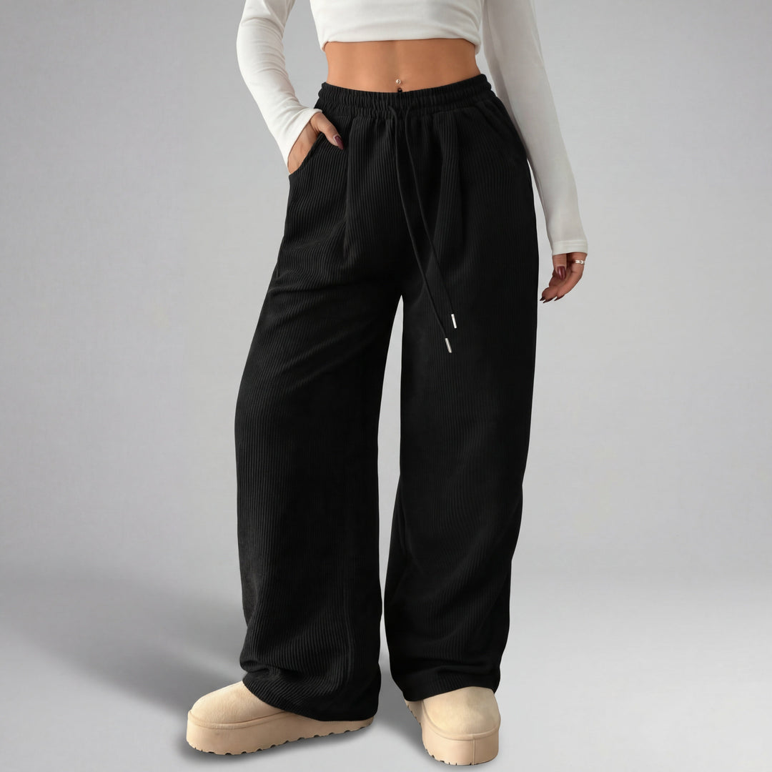 Stephanie – Cosy Loose Fitting Drawstring Trousers