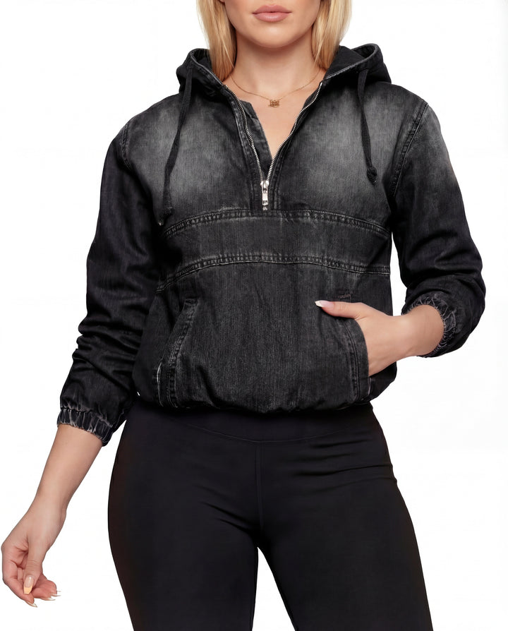 Emma – Trendy Lychee Pattern Leather Jacket