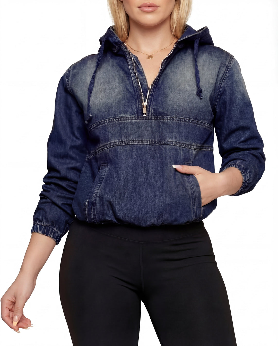 Emma – Trendy Lychee Pattern Leather Jacket