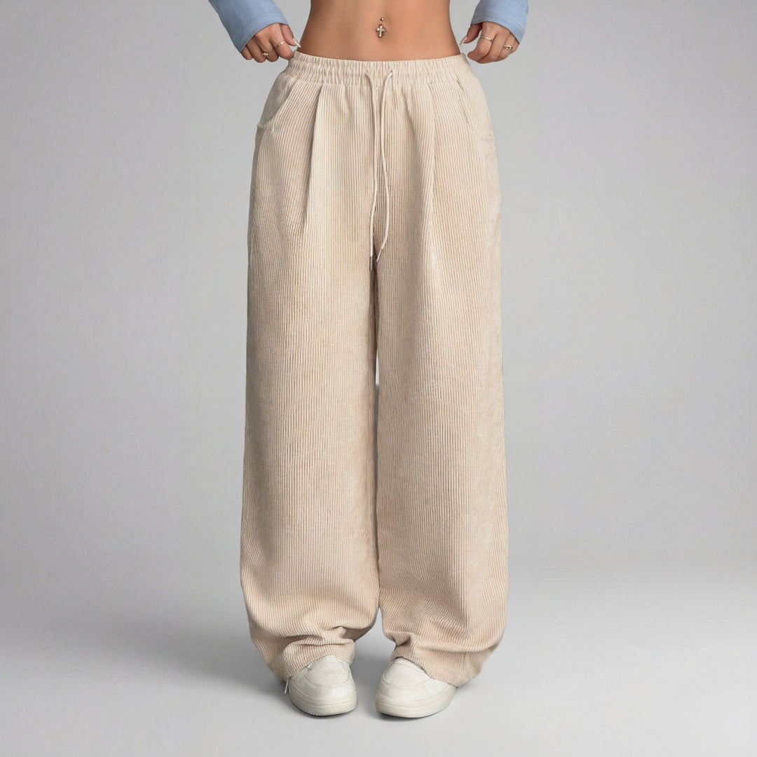 Stephanie – Cosy Loose Fitting Drawstring Trousers