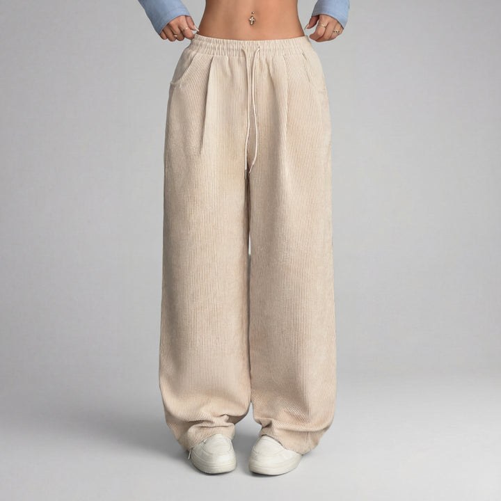 Stephanie – Cosy Loose Fitting Drawstring Trousers