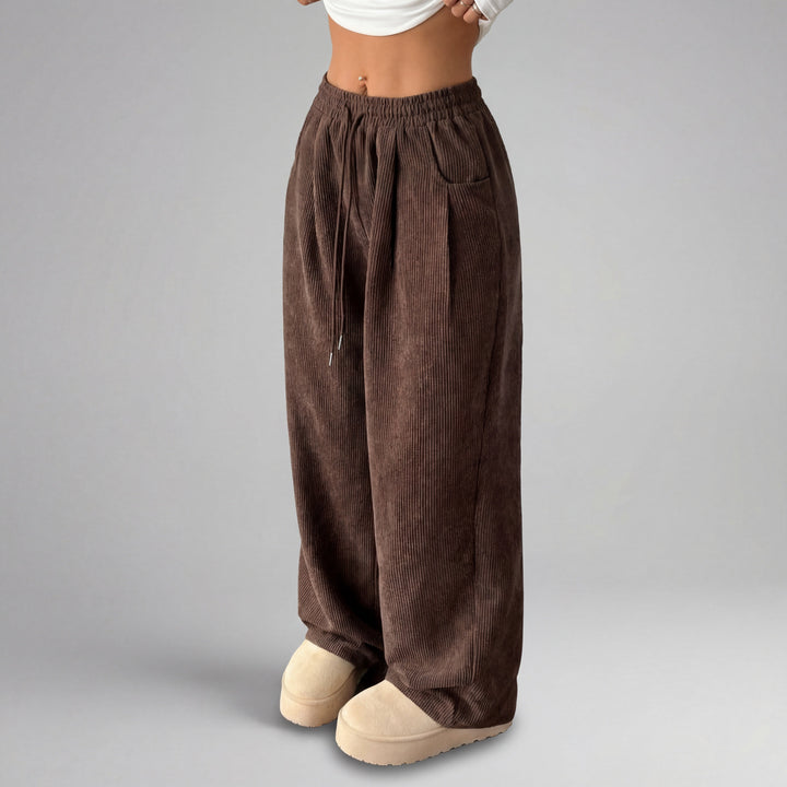 Stephanie – Cosy Loose Fitting Drawstring Trousers