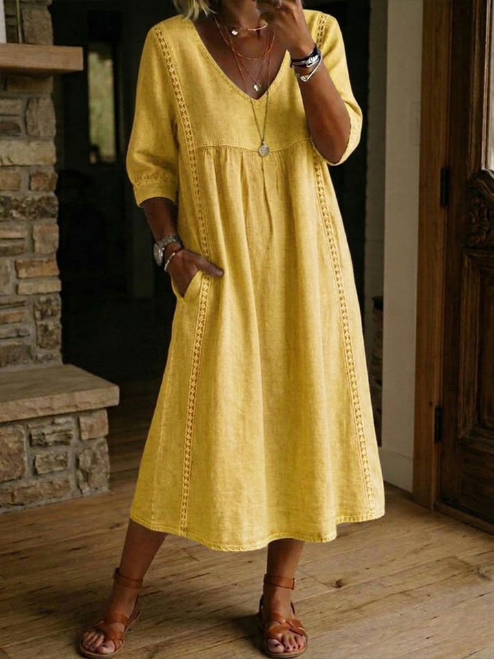 Antonia – Relaxed A-Line Midi Dress