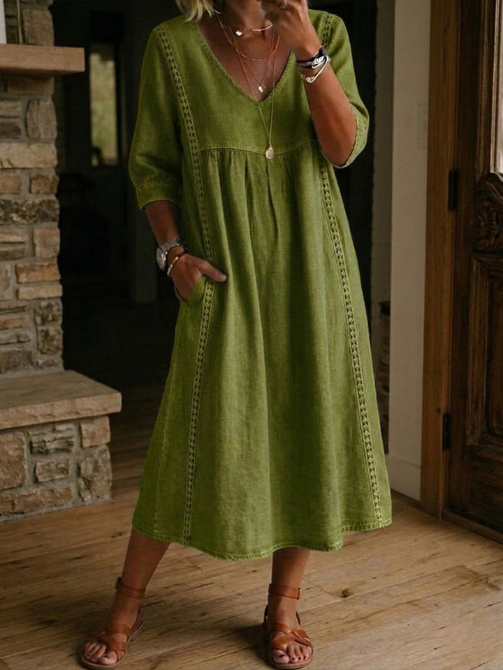 Antonia – Relaxed A-Line Midi Dress