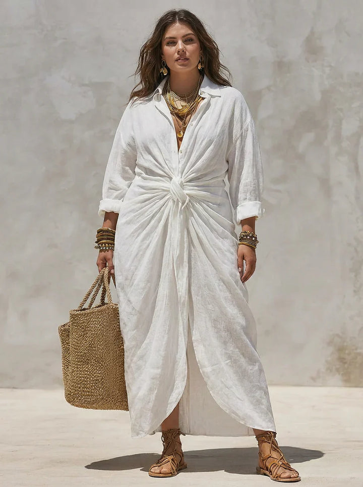 Pamela – Knot Detail Maxi Dress