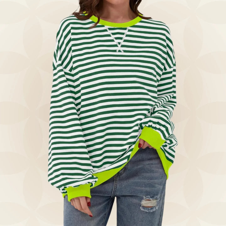 Vivienne – Casual Striped Pullover