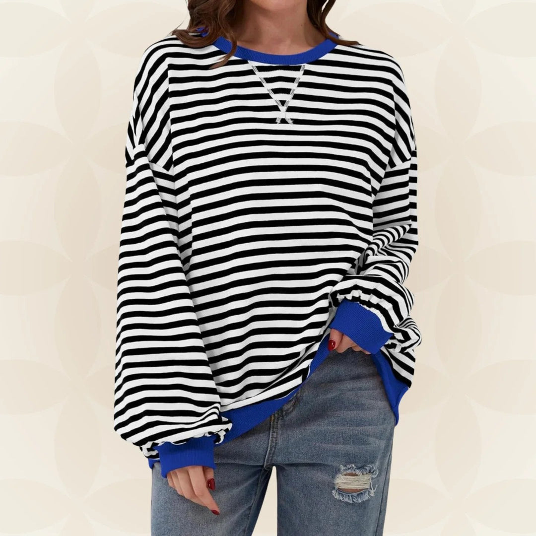 Vivienne – Casual Striped Pullover