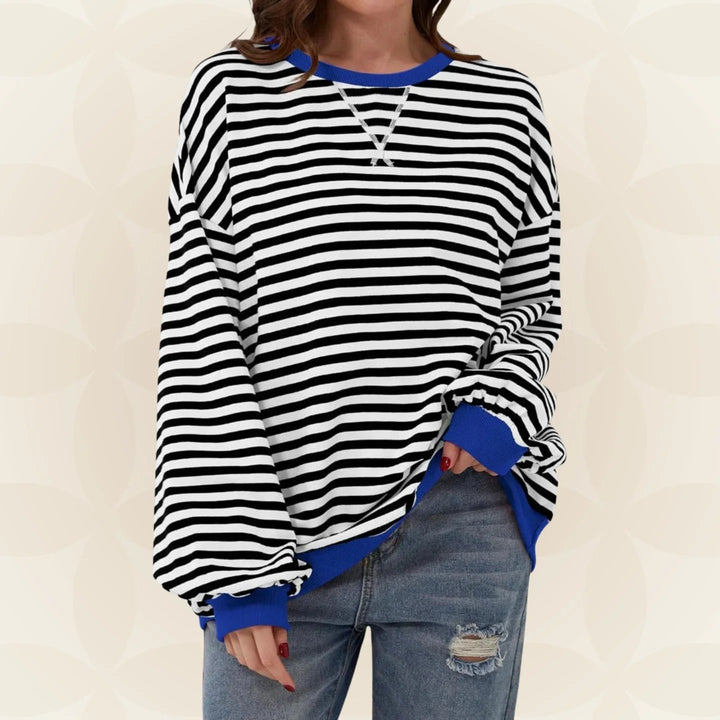 Vivienne – Casual Striped Pullover