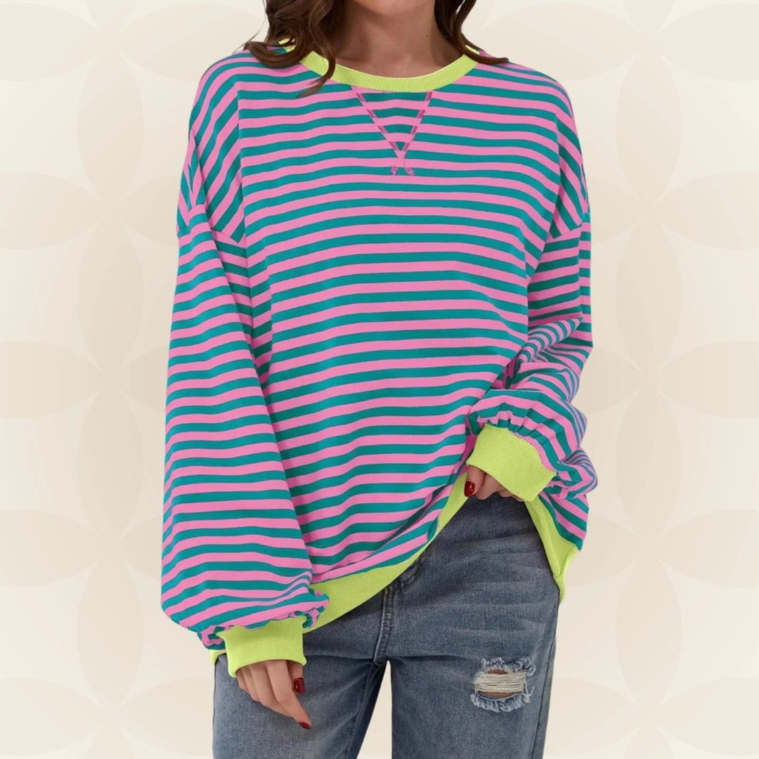 Vivienne – Casual Striped Pullover