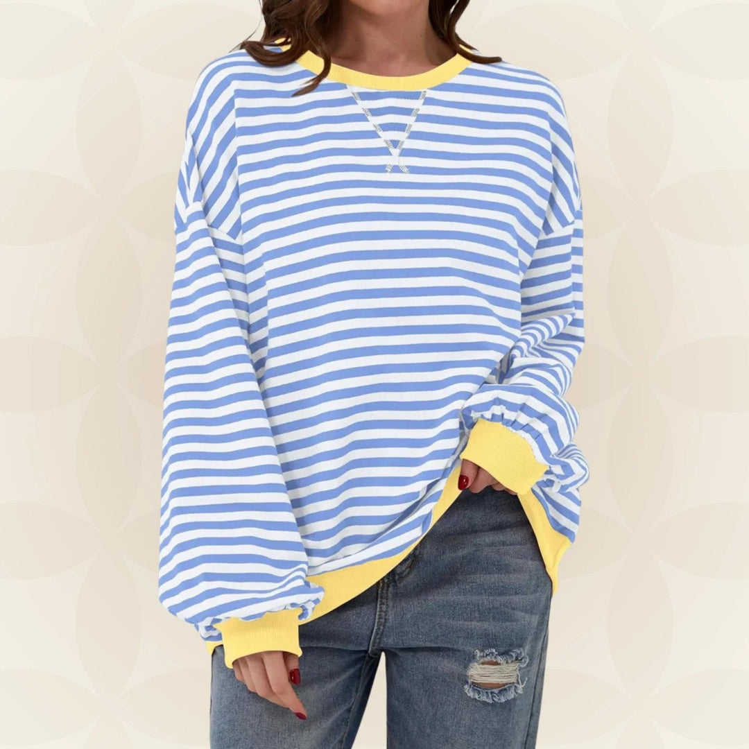 Vivienne – Casual Striped Pullover