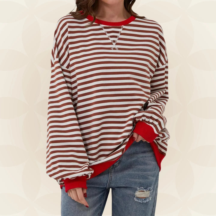 Vivienne – Casual Striped Pullover