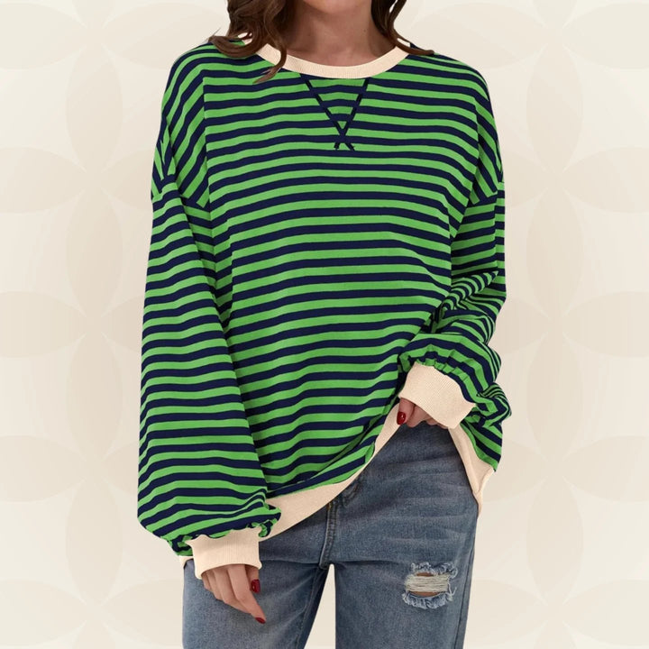 Vivienne – Casual Striped Pullover