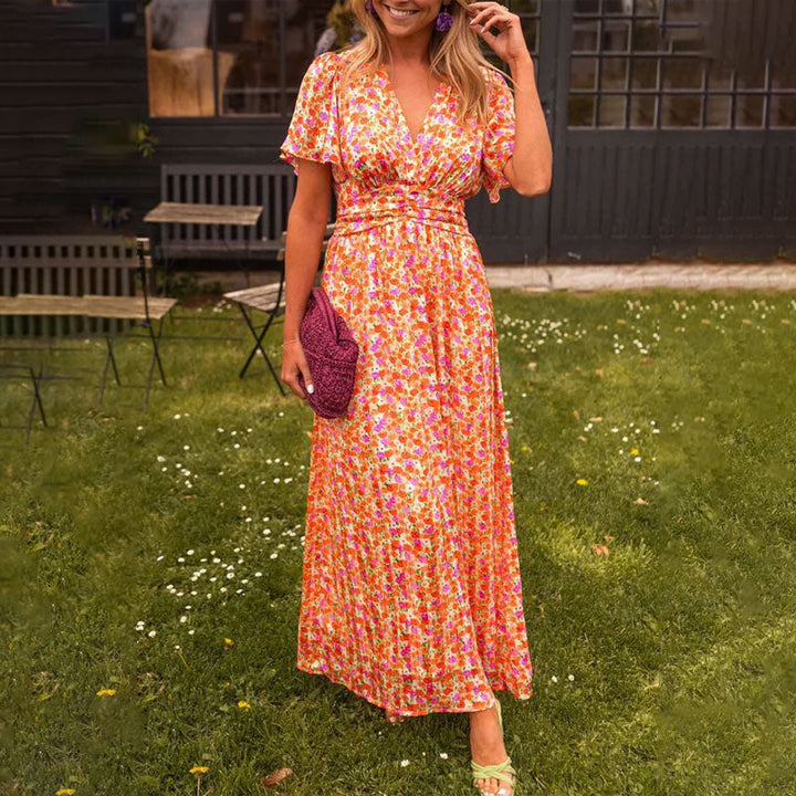 Isobel – Classic V-Neck Dress