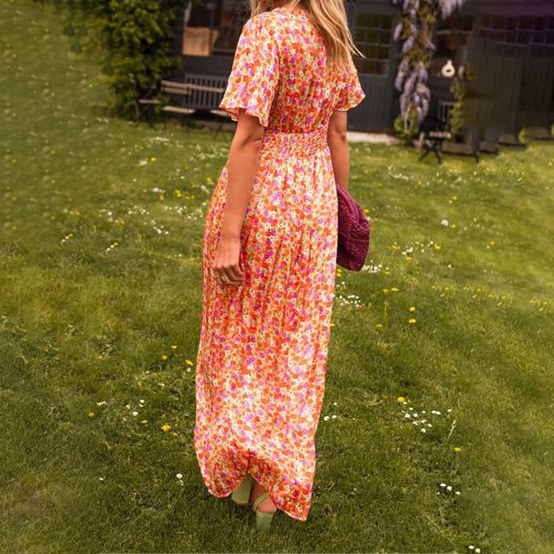Isobel – Classic V-Neck Dress
