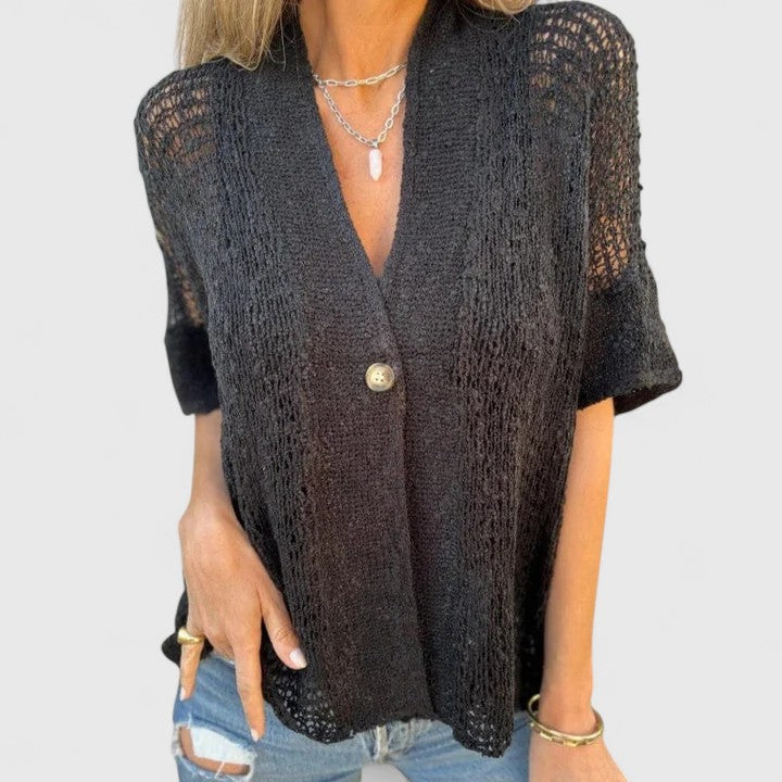 Verity – Elegant Knitted Shirt