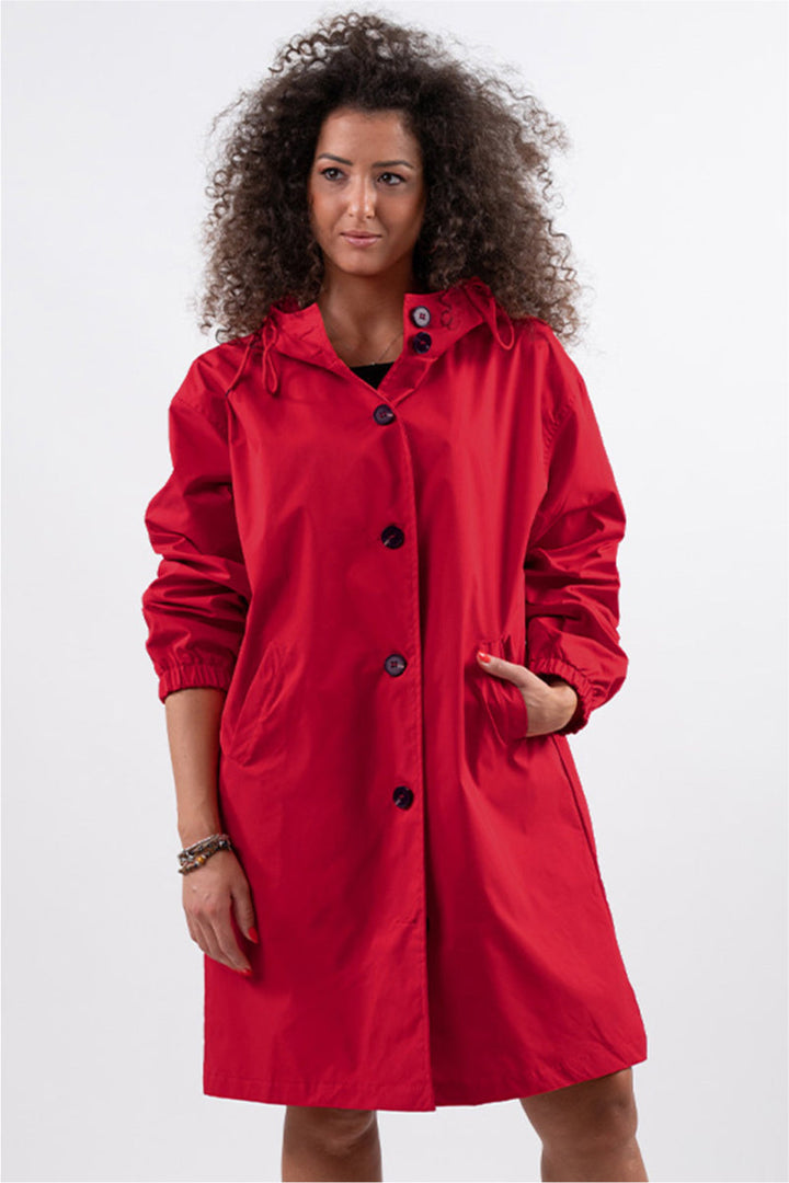 Barbara – Oversized Water-Resistant Windbreaker