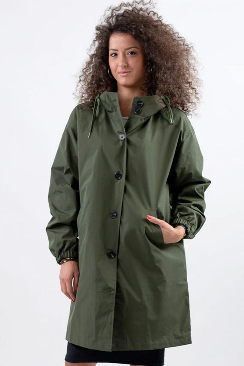 Barbara – Oversized Water-Resistant Windbreaker