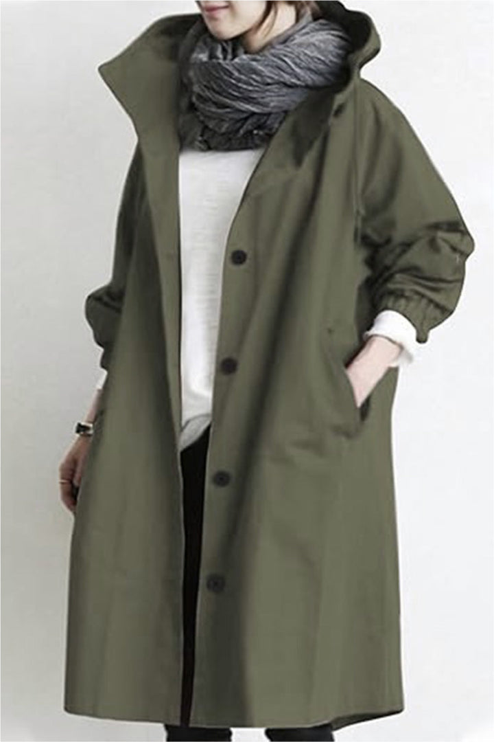 Barbara – Oversized Water-Resistant Windbreaker