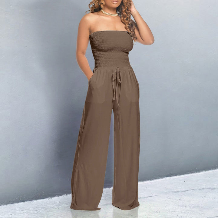 Eileen – Casual Striped V-Neck Long Sleeve and Pants Set