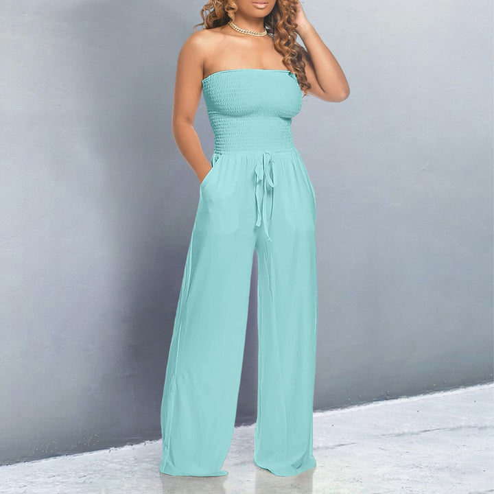 Eileen – Casual Striped V-Neck Long Sleeve and Pants Set