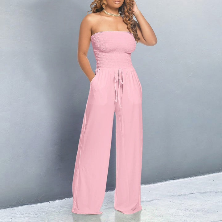 Eileen – Casual Striped V-Neck Long Sleeve and Pants Set