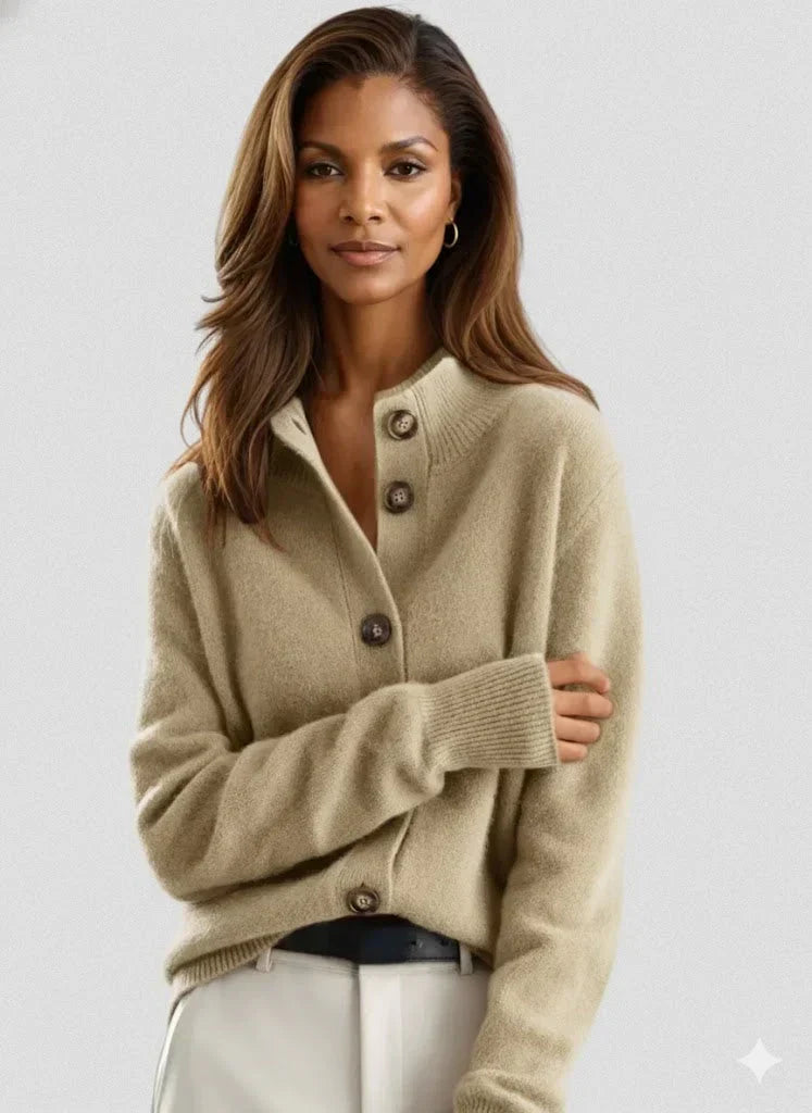 Mirna – Button-Front Knit Cardigan