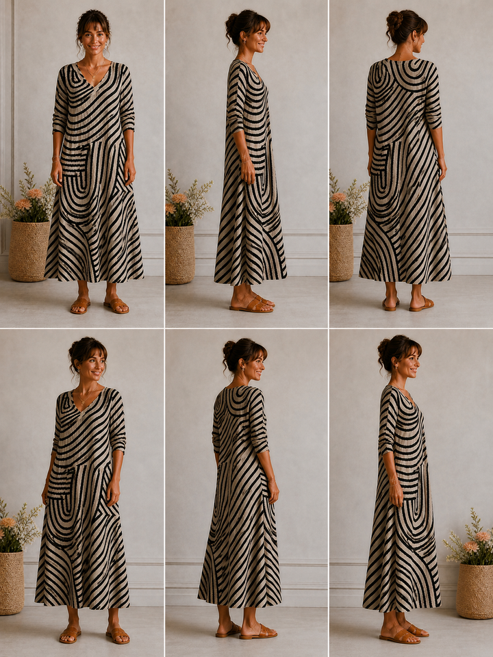 Joan – Timeless Tummy Concealing Midi Dress