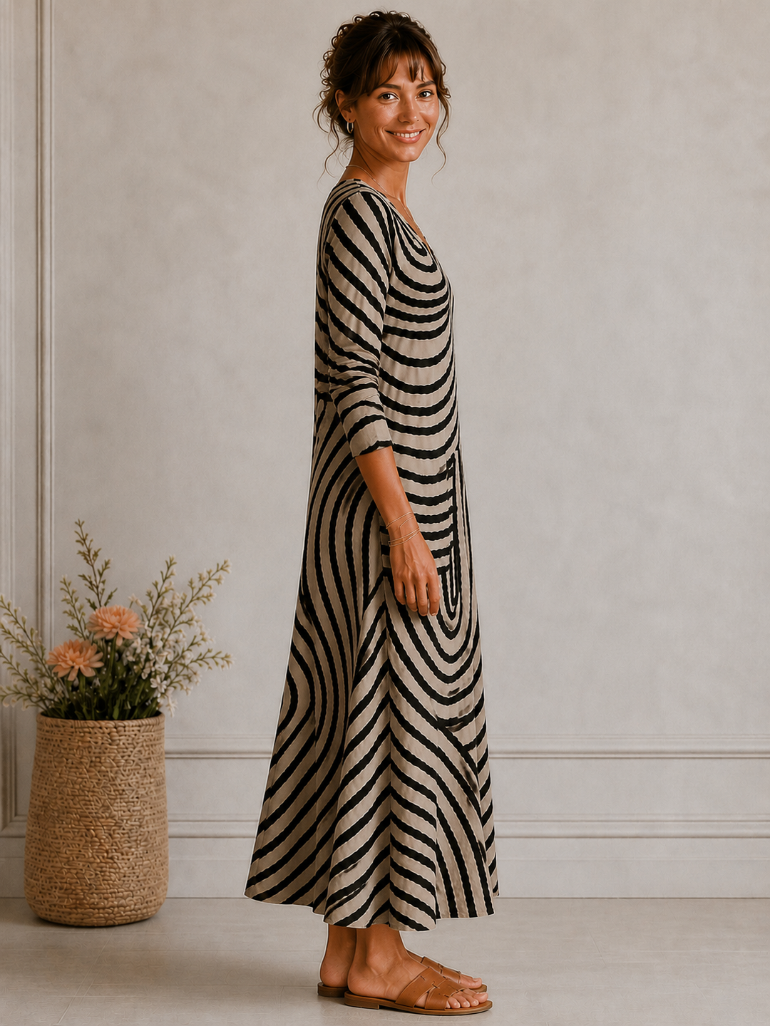 Joan – Timeless Tummy Concealing Midi Dress