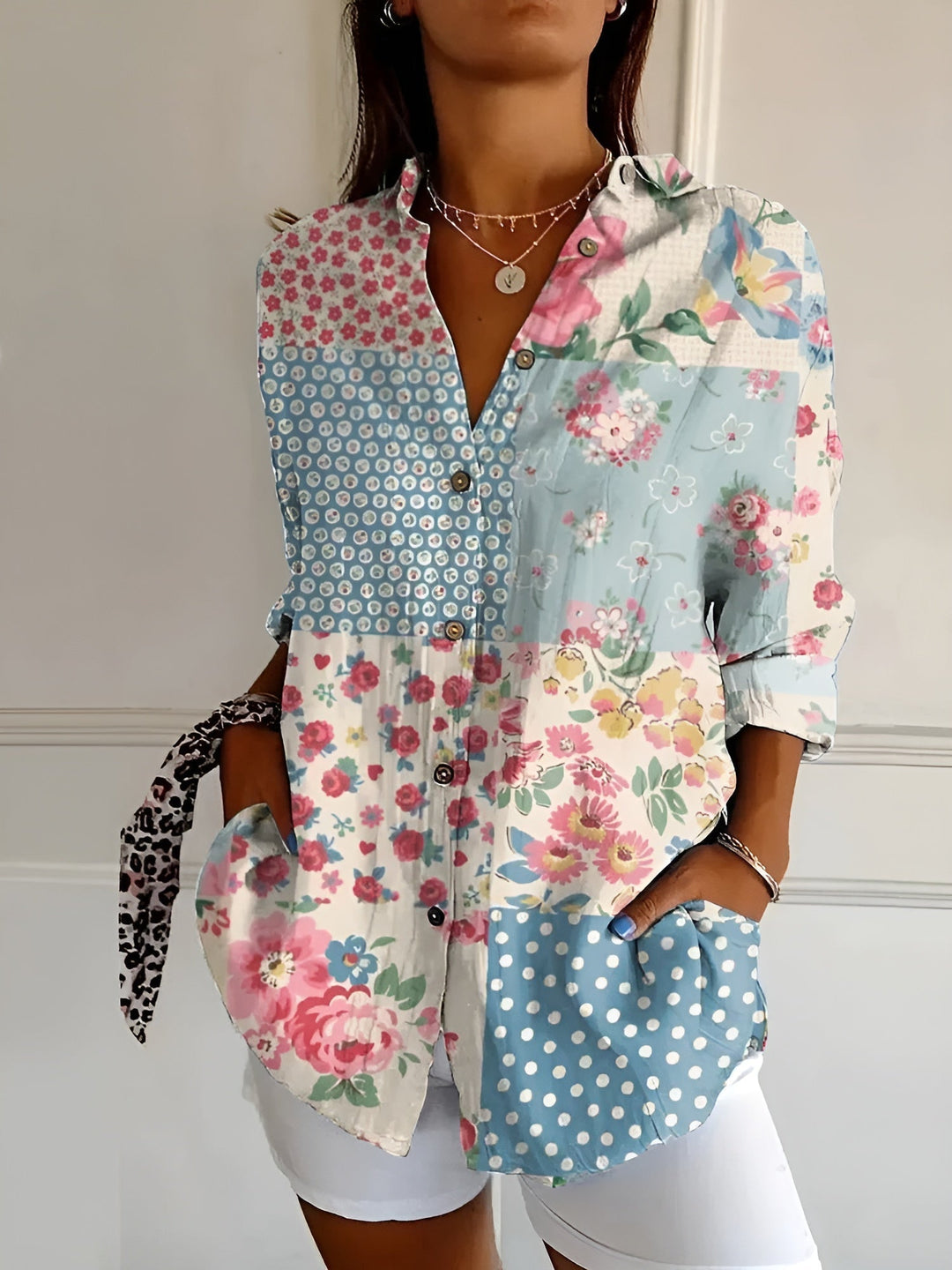 Honey – Contemporary Ruffle Trim Blouse